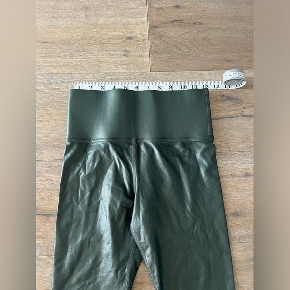 CARBON38 Shiny Gray Green High Rise Workout Leggings - Picture 7 of 9